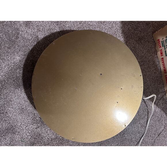 Vintage '62 Holly Time Tree Turner w/ Box Starburst Pattern | Model A35 | Works - Picture 3 of 5